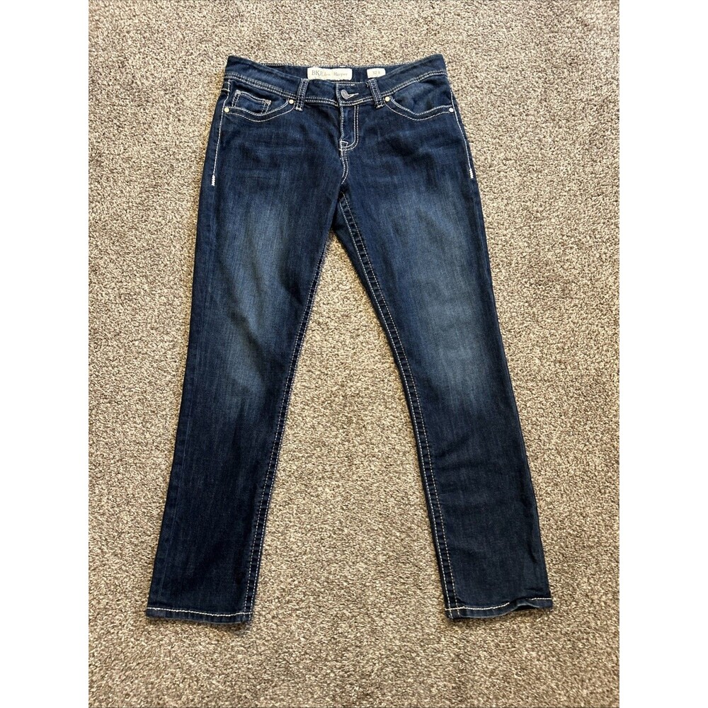 BKE Denim Harper Womens Size 32R x 31.5 Blue Casual Denim Jeans Pants